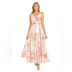 Floral Pink Maxi Dress